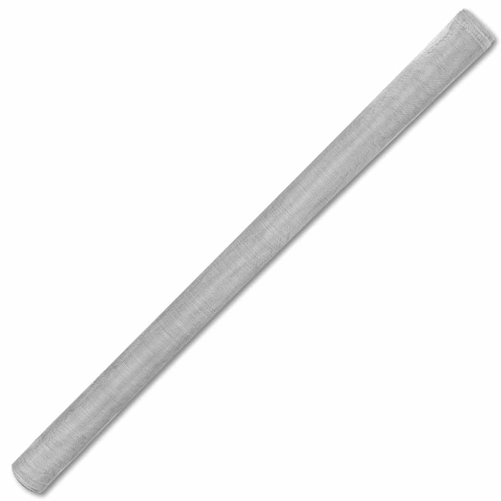 Aluminum Wire Mesh 39.4"x196.9" Silver Roll Z24773