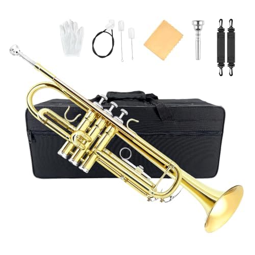 Bb Standard Trumpet Set with Hard Case, 7C Mouthpiece J6026