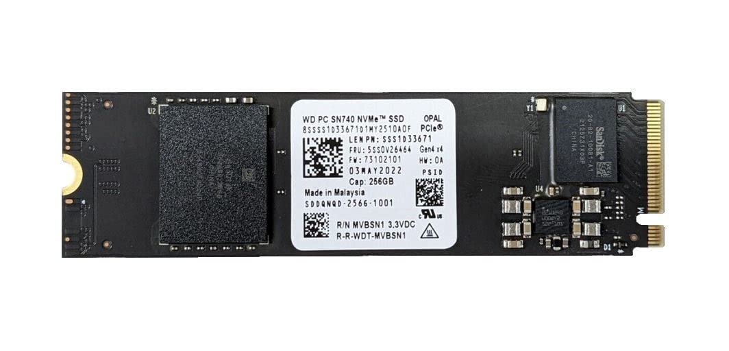 256GB M.2 PCI-e GEN 4X4 NVME Internal Solid State Drive 2280 P873