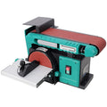 Benchtop Belt and Disc Sander, 120V/60Hz, 4x36 in. Belt & 6 in. Disc, Green P289863