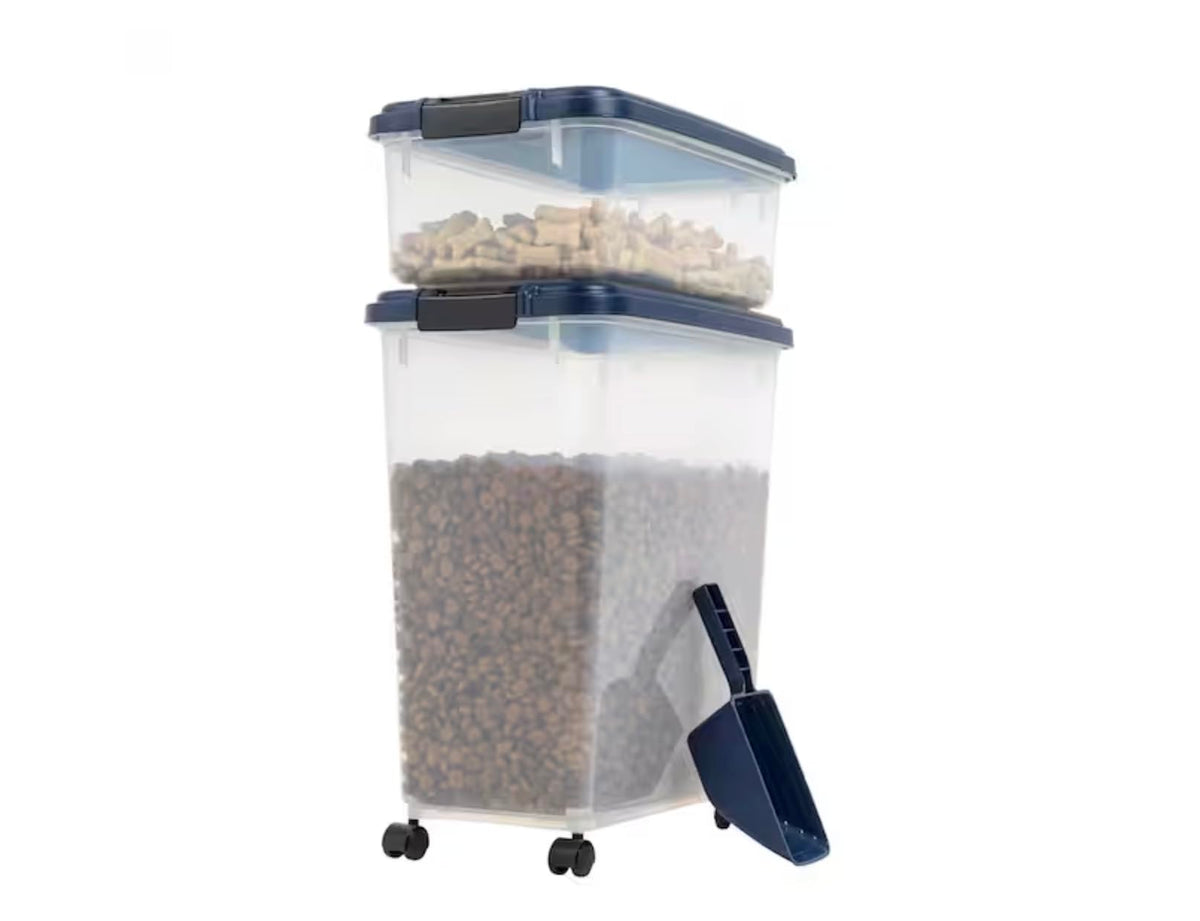 54-Pound Airtight Pet Food Storage with Scoop C18058