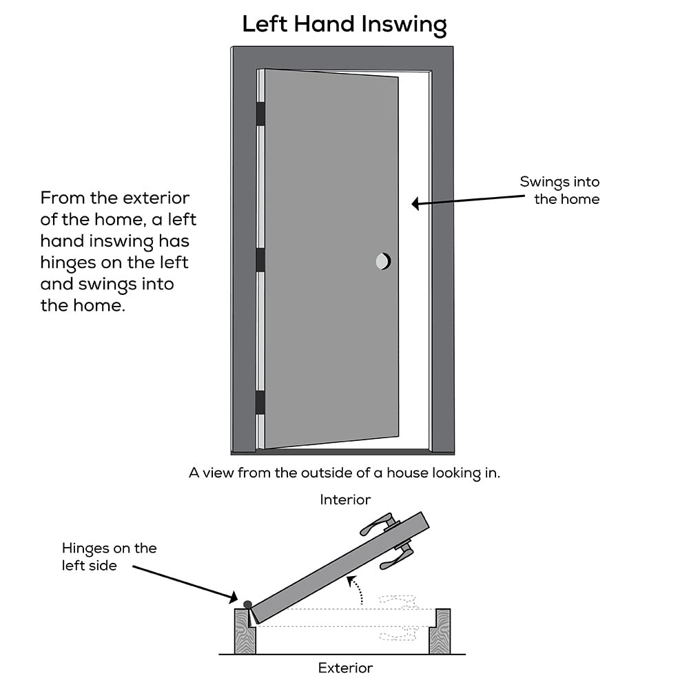 Steel Primed Left-Hand Inswing 1/4 Lite 4-Panel Prehung Front Door 36" x 80" Z183112