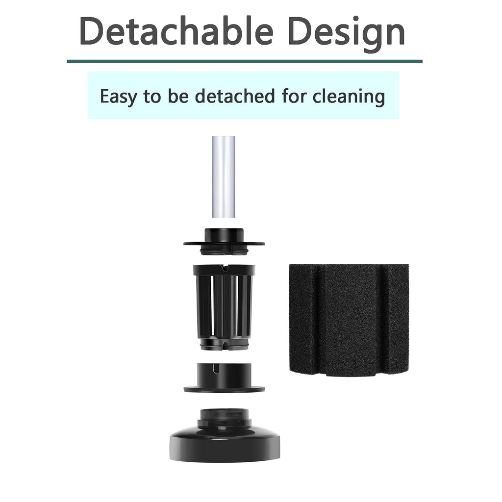 Aquarium Air Powered Sponge Filter with Airline Tubing J504301