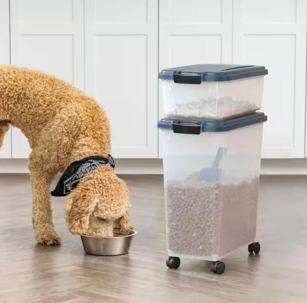 54-Pound Airtight Pet Food Storage with Scoop C18058