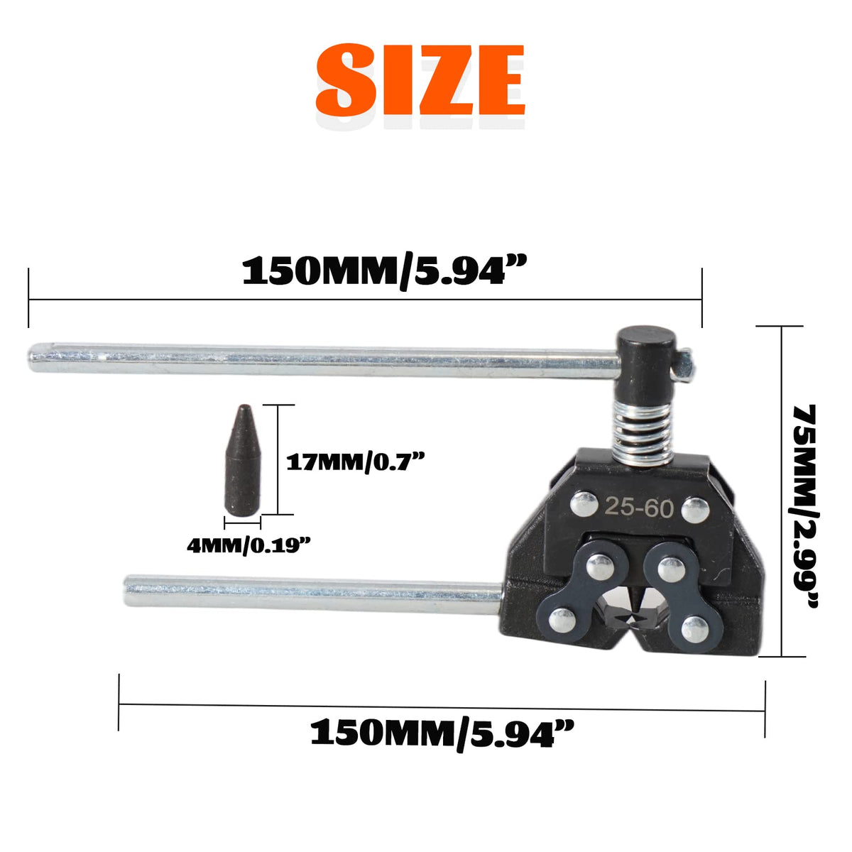 Roller Chain Breaker Cutter Tool F7421