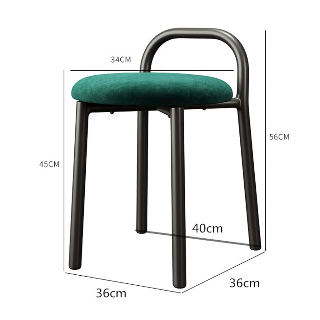 Grey 22in Stacking Metal Bar Stools F554822