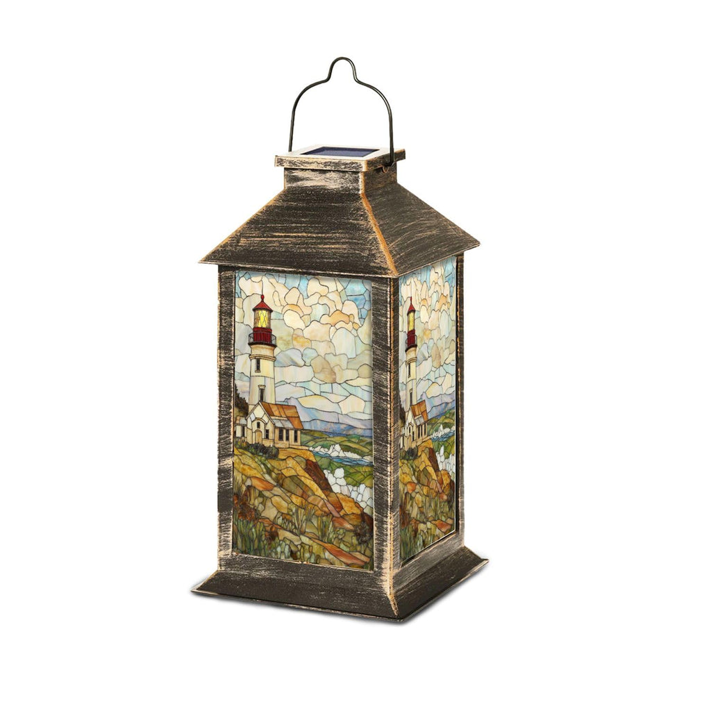 Solar Powered Outdoor Waterproof Hanging Lantern 1 Pack D46988