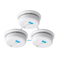 Wireless Interconnected Combination Smoke & CO Alarm 3-Pack A68468