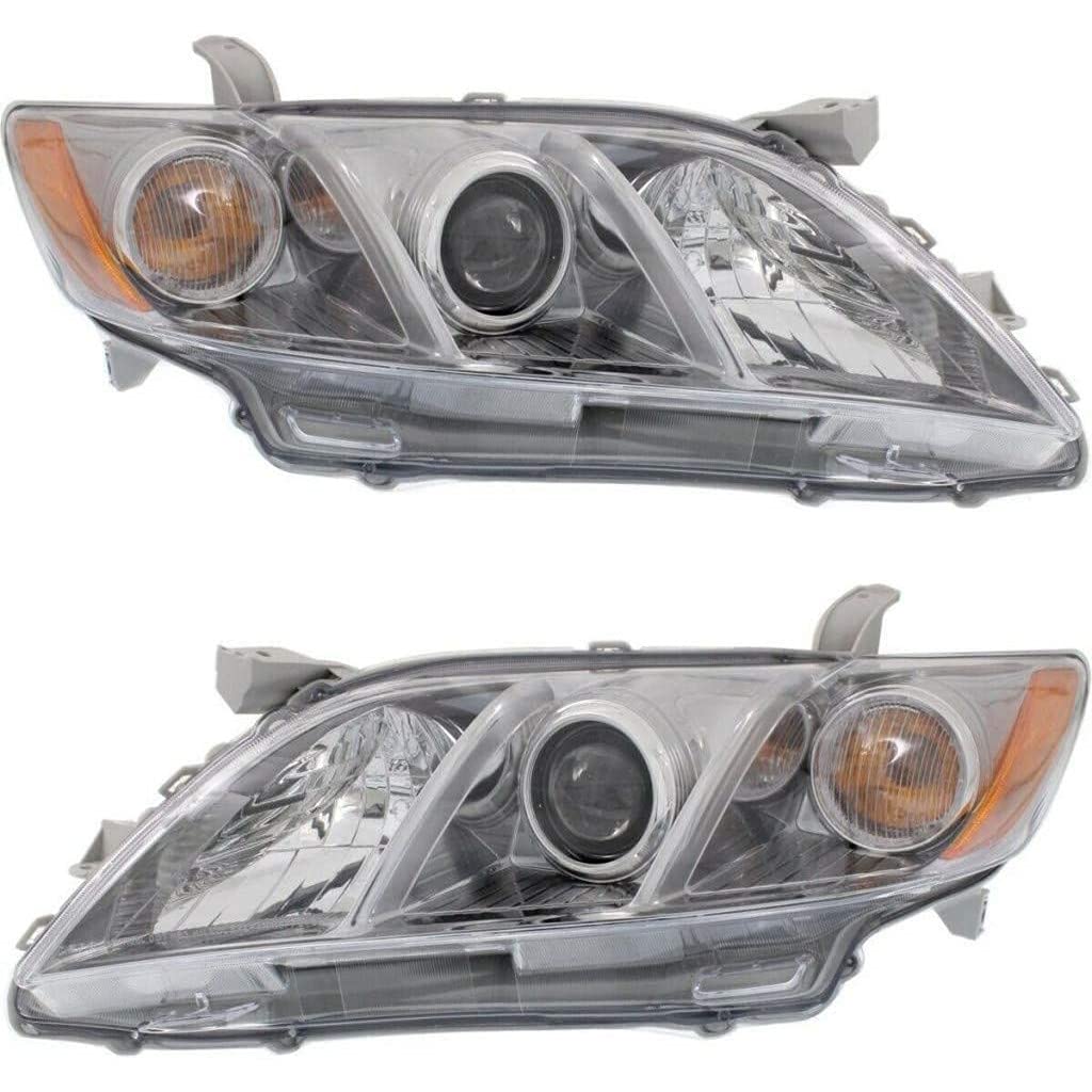 Toyota Camry Headlights Driver and Passenger Side Assembly X4894