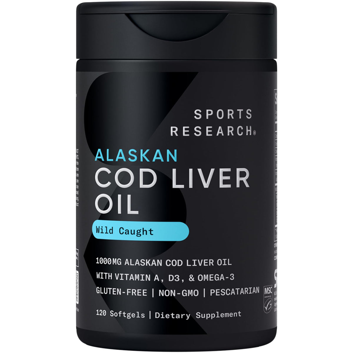 Omega-3 Cod Liver Oil 1000mg, Vitamin D 5000iu, Vitamin K 100mcg, Turmeric Curcumin Multivitamins T119027