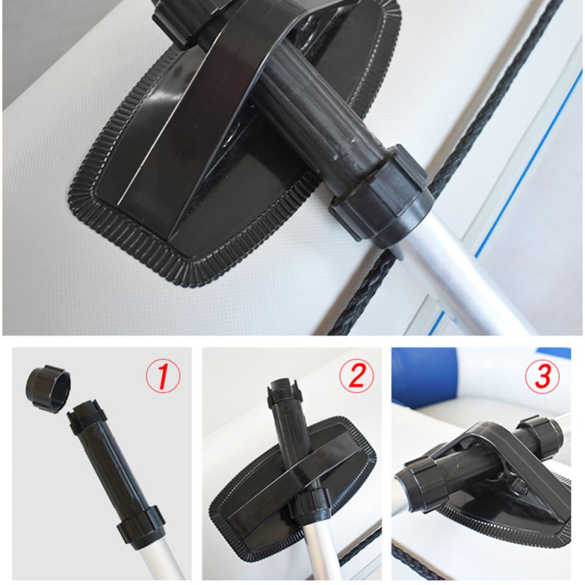 2pcs Adjustable Aluminum Alloy Kayak Paddles J5470