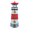 Solar Powered Waterproof LED Lighthouse Garden Statue N933163