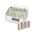 Rechargeable C Batteries and Universal Battery Charger I551511