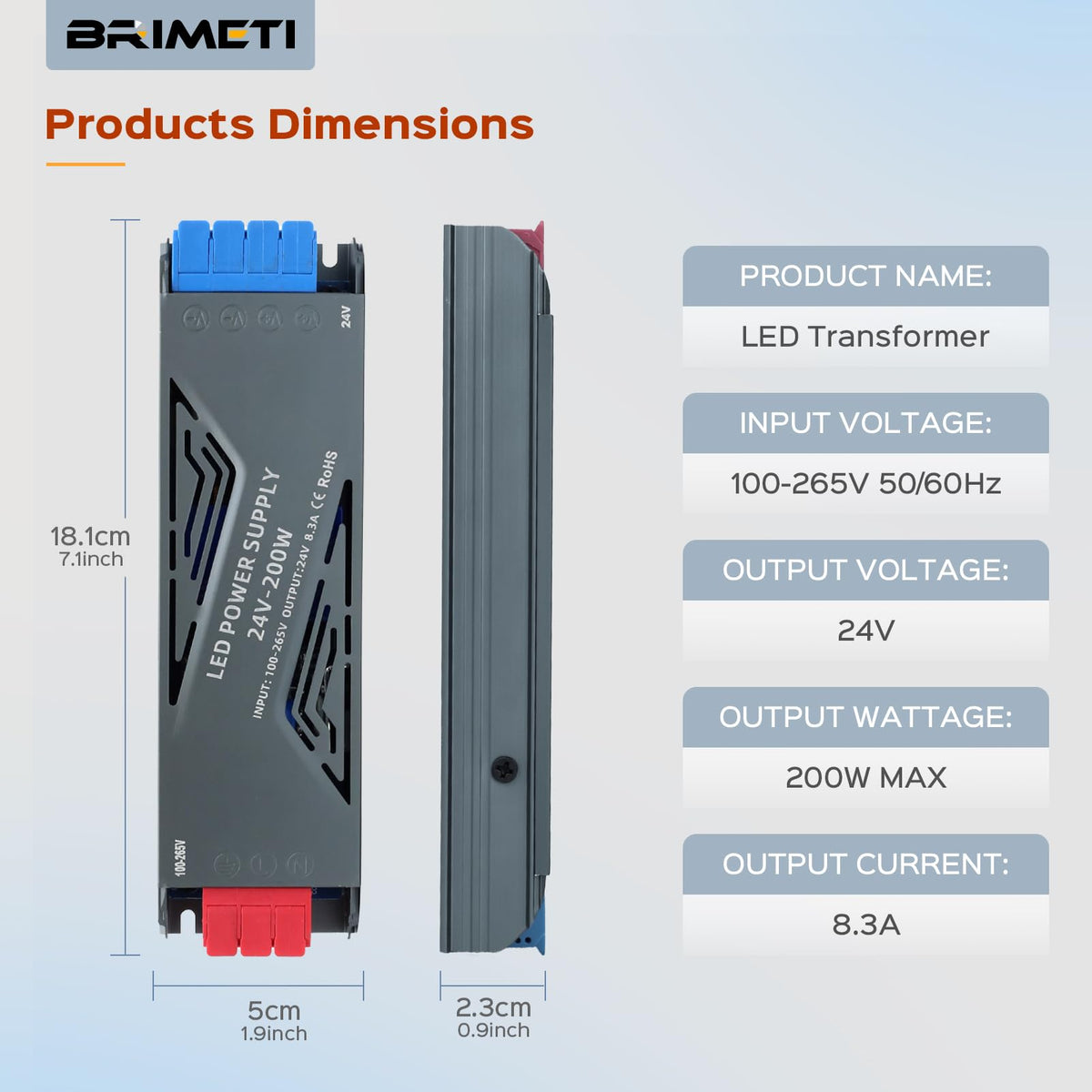 24V 200W LED Power Supply J794