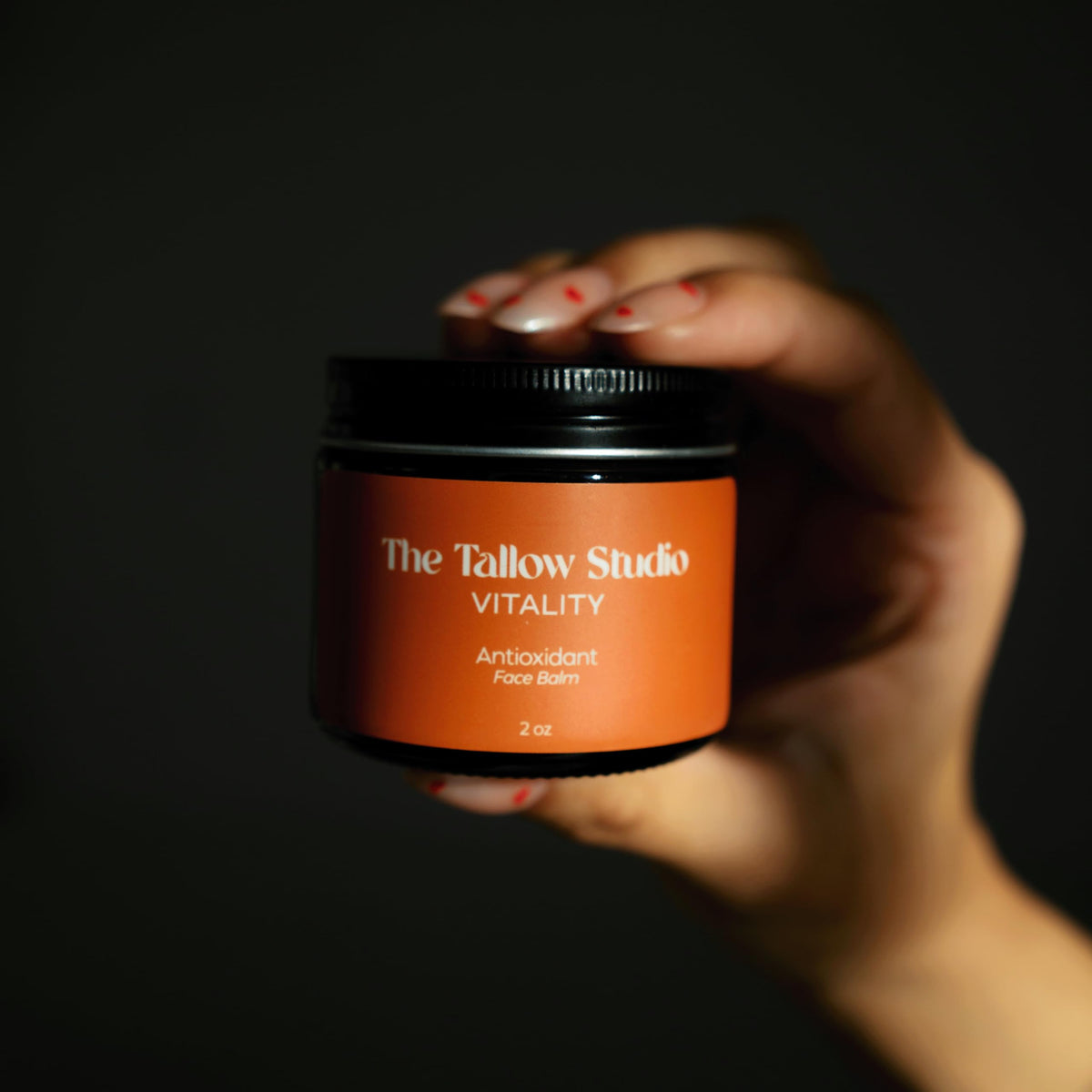 Tallow Face Balm with Cacay Oil, Frankincense & Astaxanthin 1 oz C758