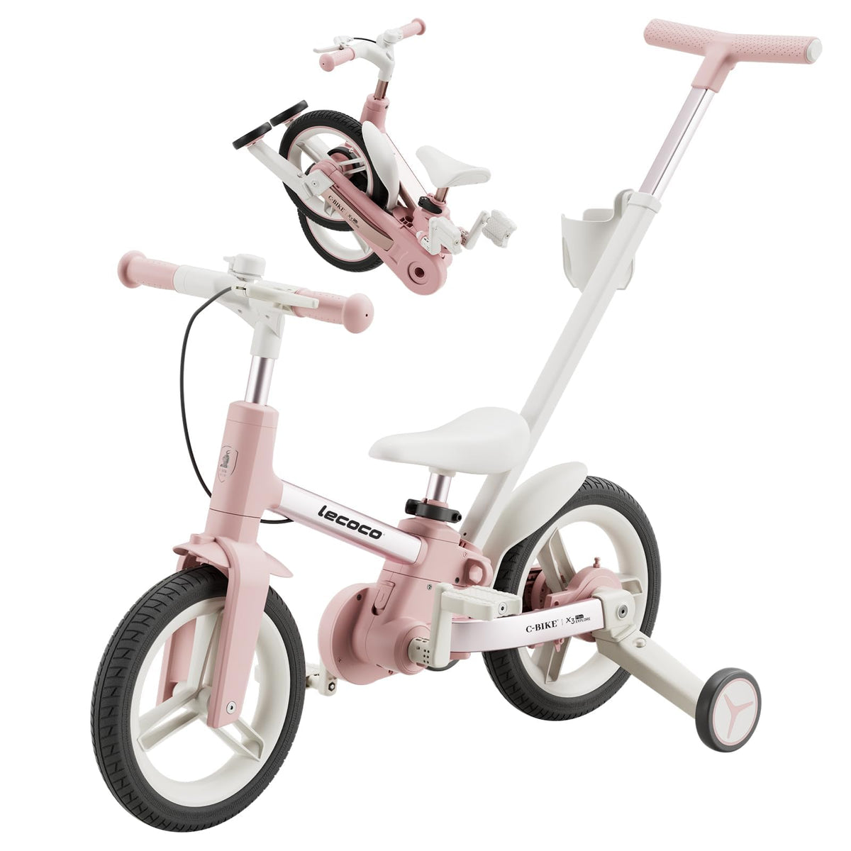 6 in 1 Toddler Bike with Push Handle M876
