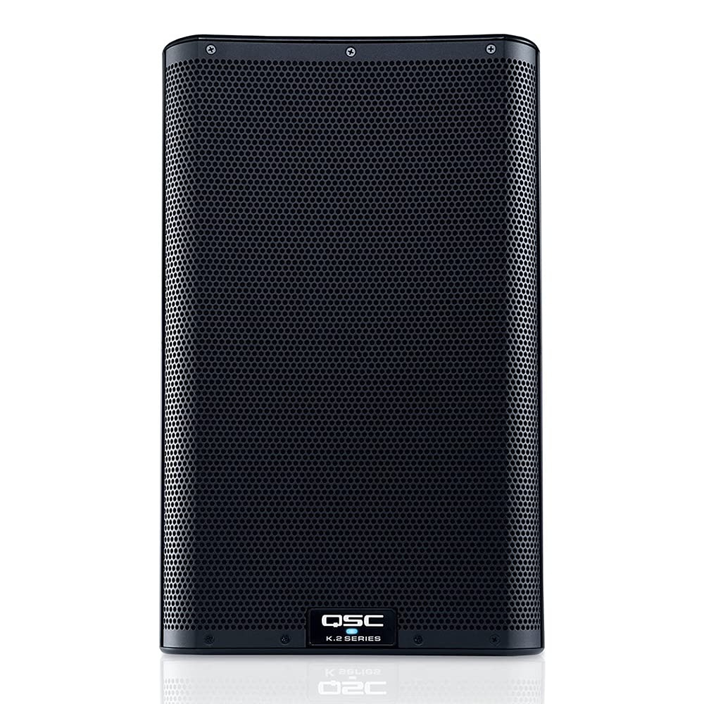 Powered 10" PA Loudspeaker Pair with Speaker Stand and XLR Cable Y34980