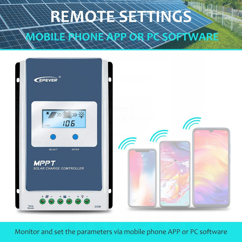 30A MPPT Solar Charge Controller 12V / 24V with LCD Display D5973
