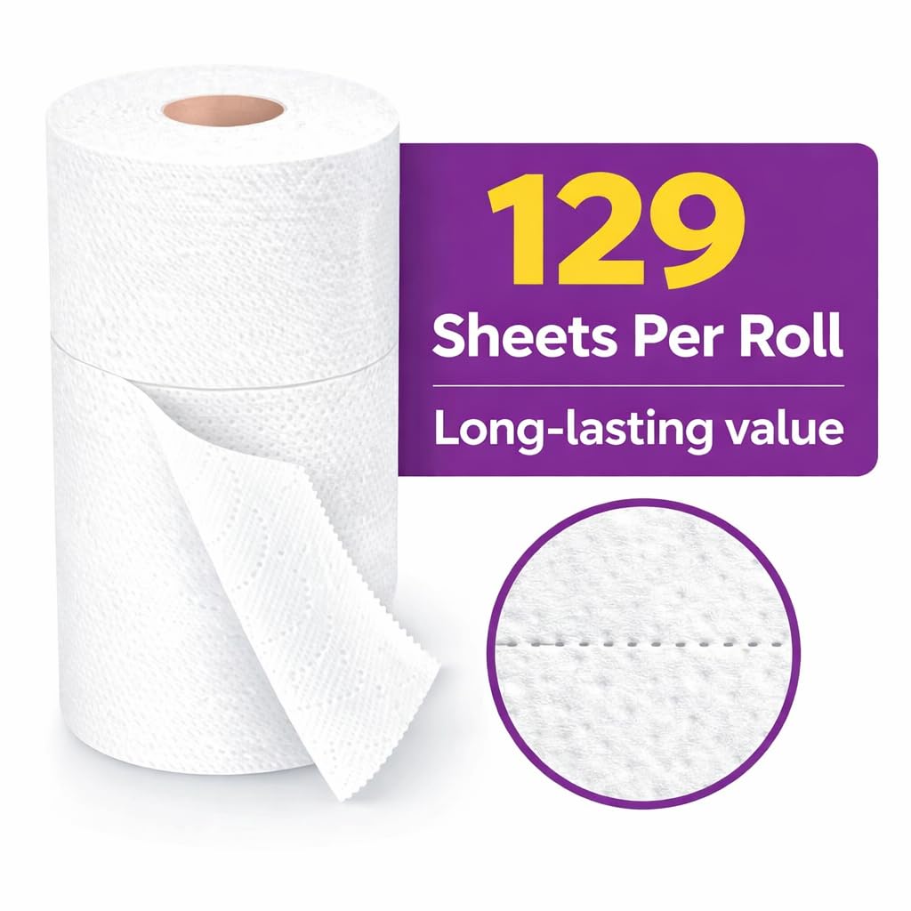 Cloth Paper Towels, 8 Triple Rolls A656
