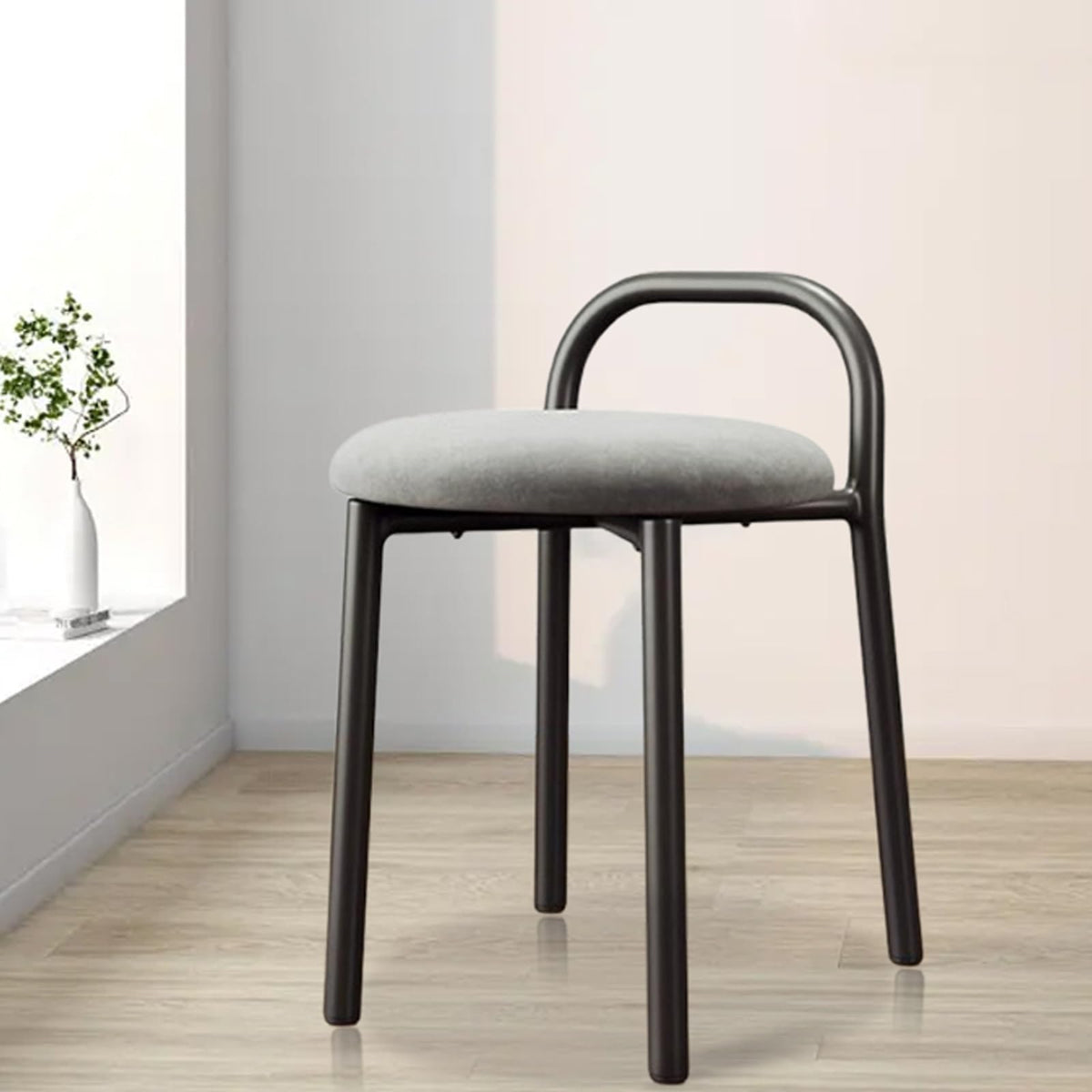 Grey 22in Stacking Metal Bar Stools F554822