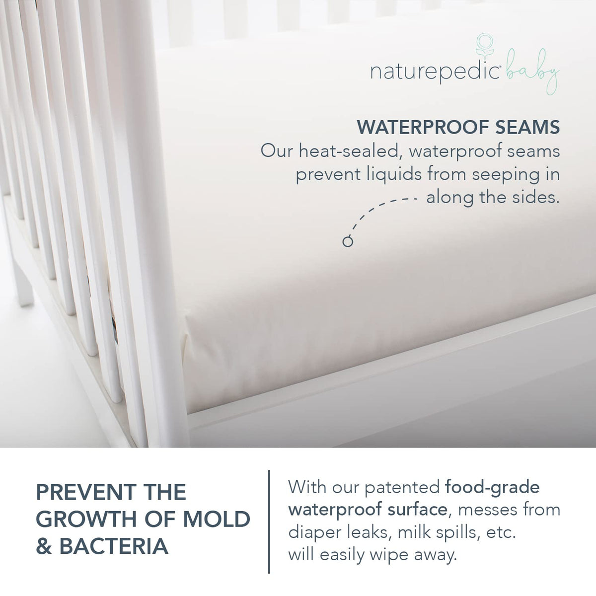 Organic 2-Stage Lightweight Waterproof Crib Mattress N269