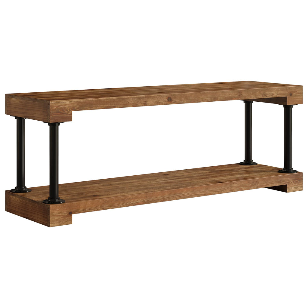 Solid Wood TV Stand for 75-Inch TV T5743