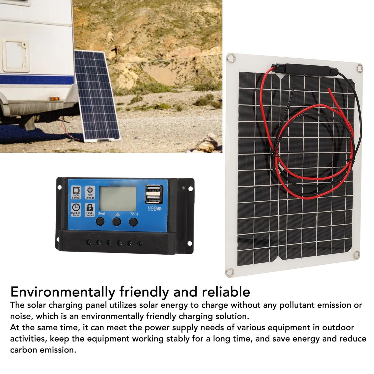 300W Solar Panel Kit with Controller A621