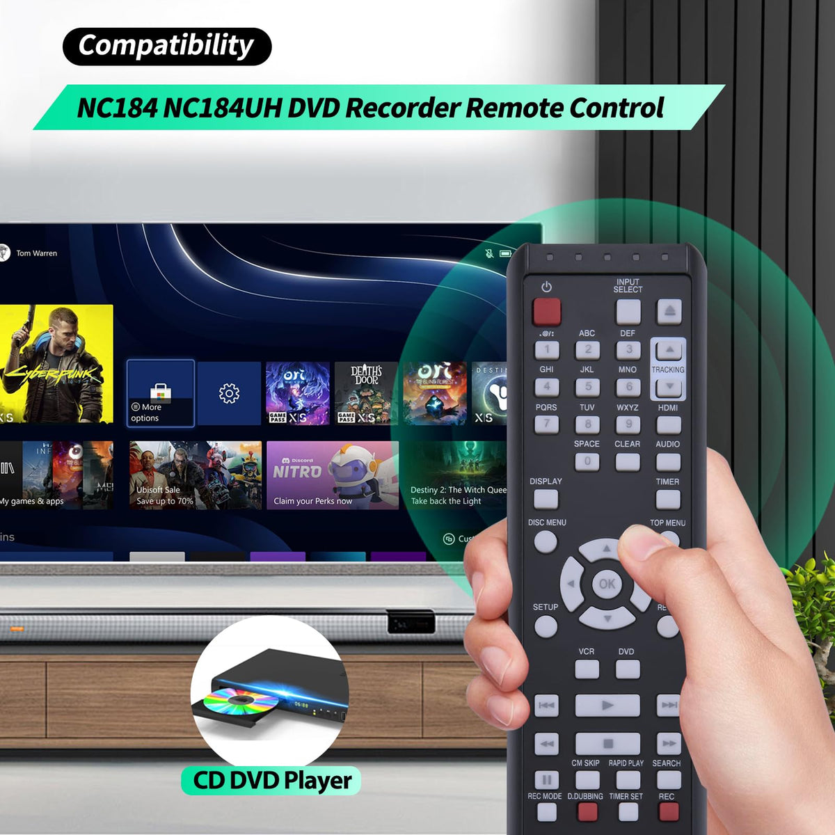 Replacement Remote for SANYO TV C85231