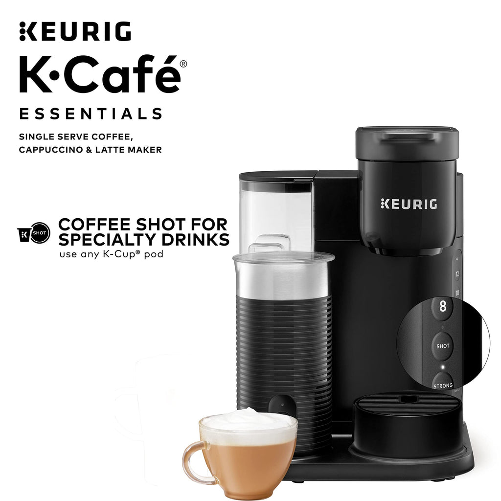 Single Serve Coffee, Latte and Cappuccino Maker, Black Y22976