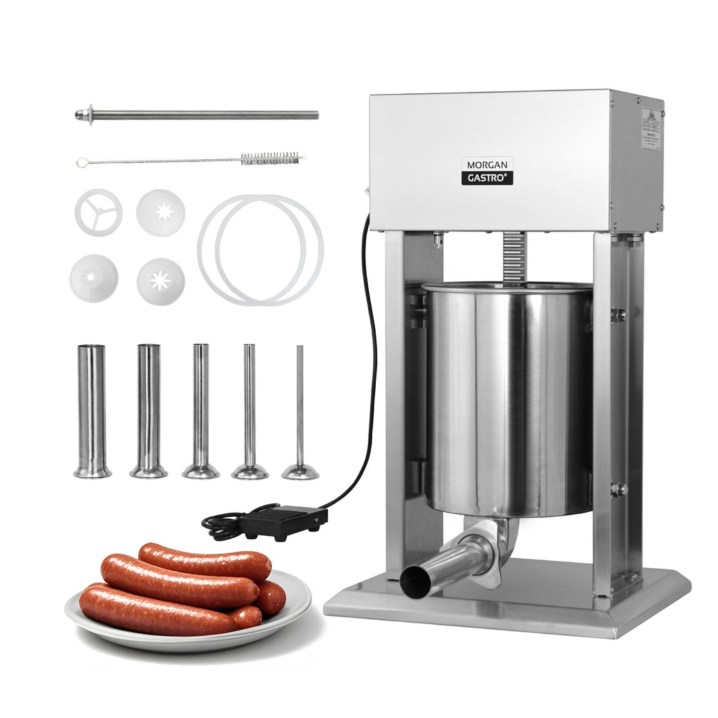 10L Electric Sausage Stuffer with 5 Tubes O609