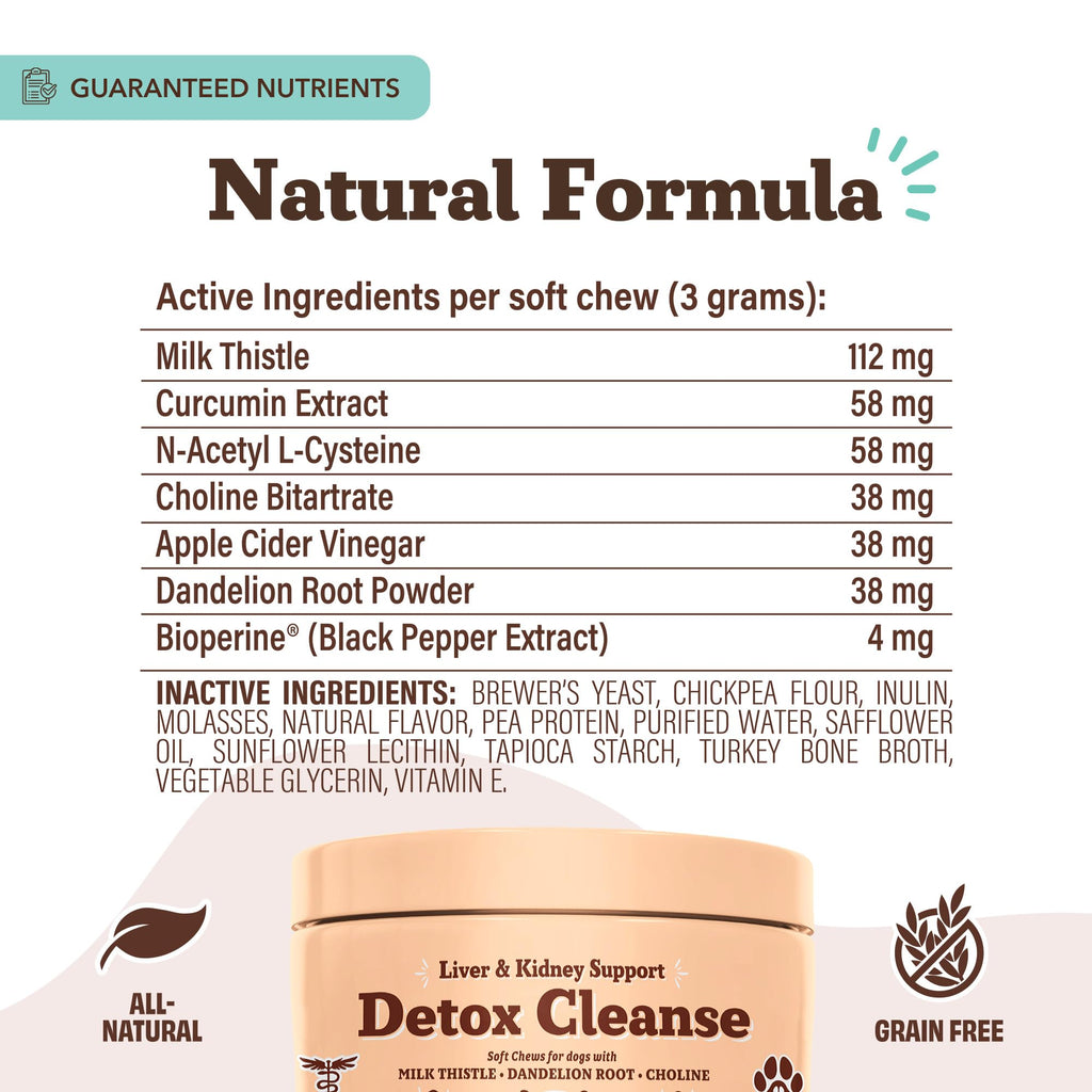 Liver & Kidney Supplement for Dogs 90 Soft Chews M295273