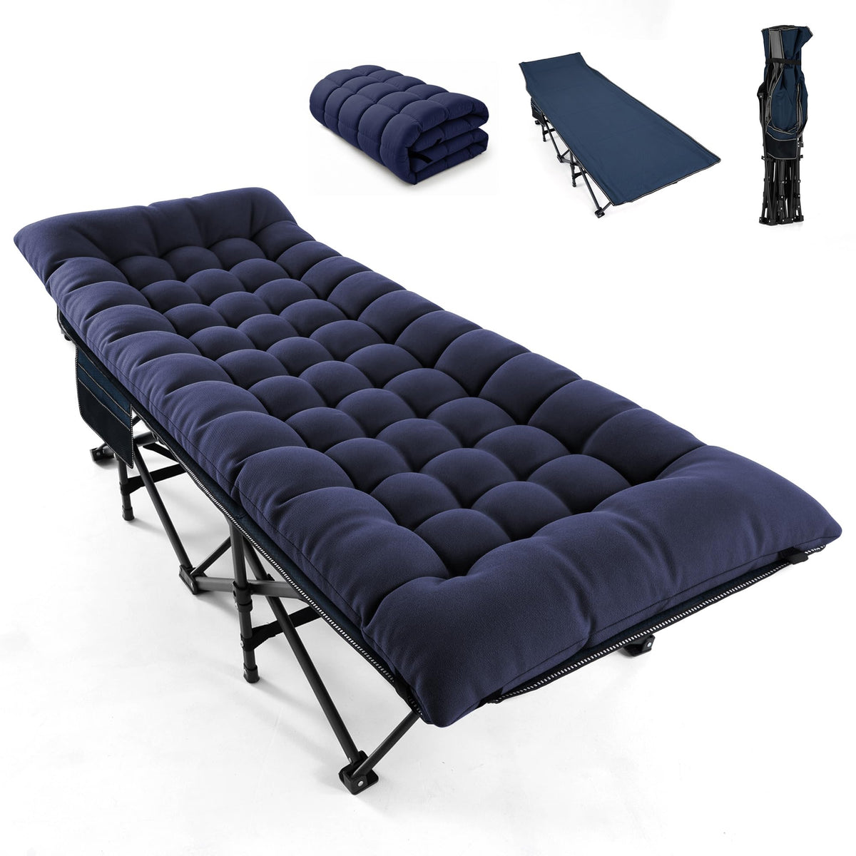 Folding Camping Cot with Mattress M60237