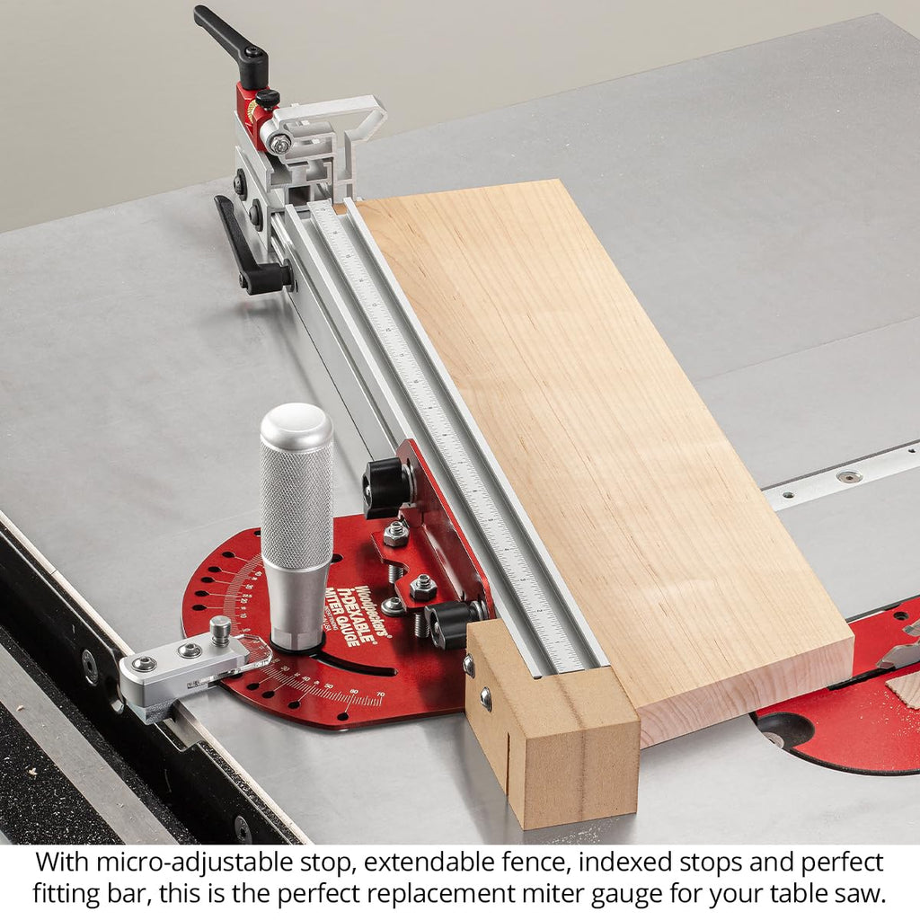 Miter Gauge with Flip Stop and Miter Bar V80498