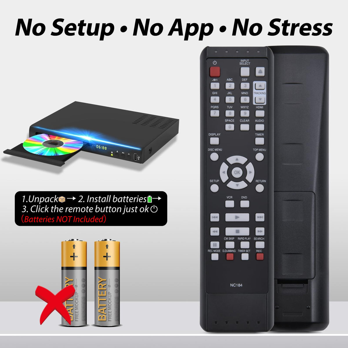 Replacement Remote for SANYO TV C85231
