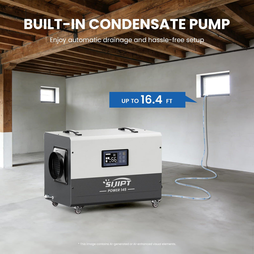 145 Pints Commercial Dehumidifier with Pump & Drain O86431