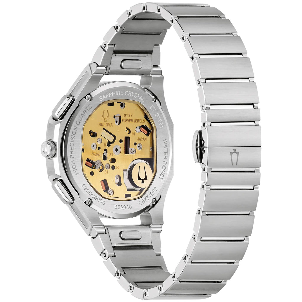 Brown Dial Stainless Steel Chronograph Watch Set 41.5mm T36844