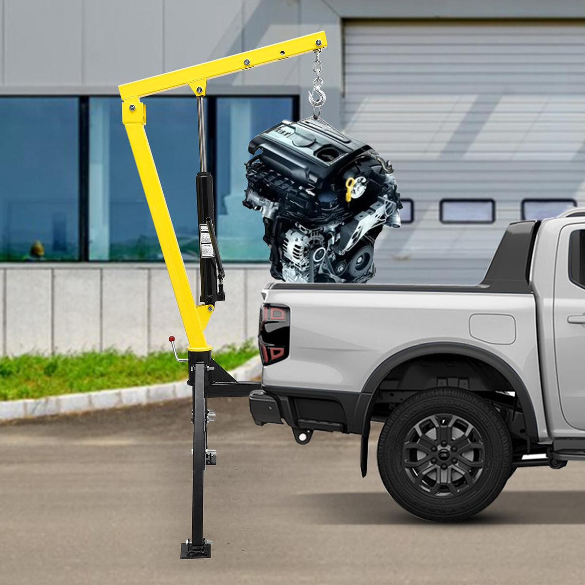 Hydraulic Pickup Truck Crane 1000 lbs Capacity O713605