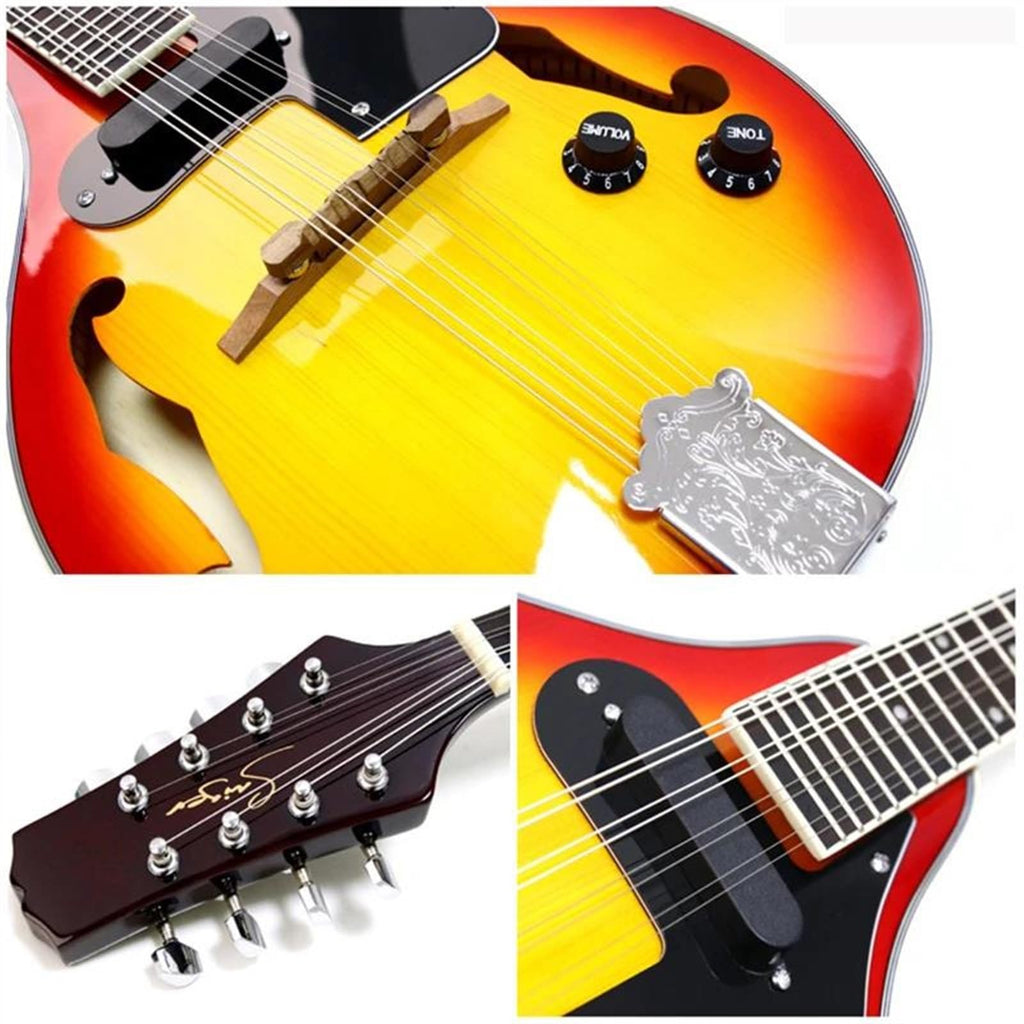 Electric Mandolin 8 Strings Spruce Sunburst Q44811