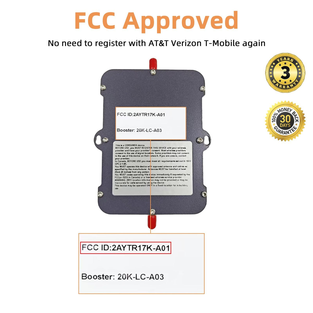 Cell Phone Signal Booster for Band 5/12/13/17 F41921