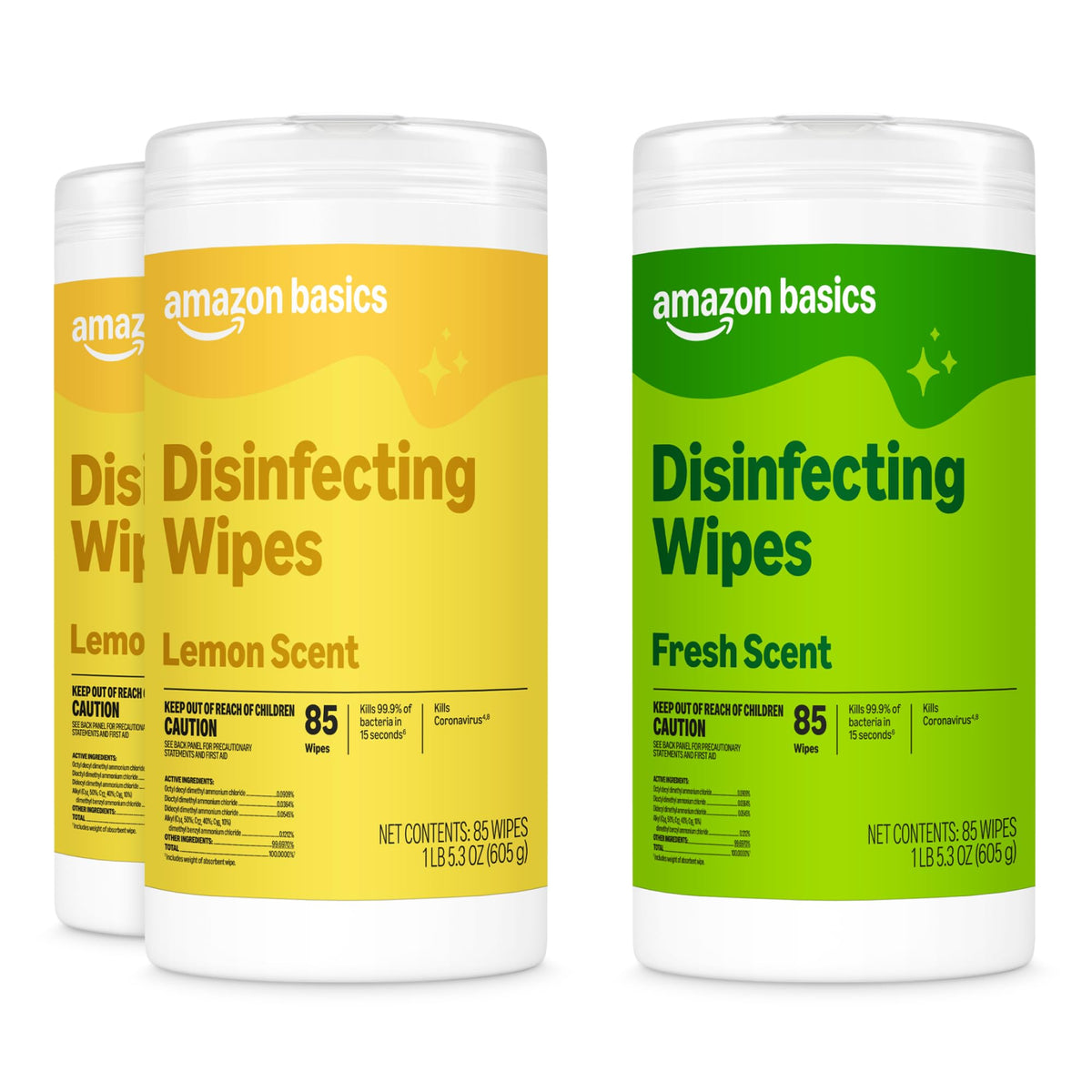 Lemon & Fresh Scent Disinfecting Wipes 255 Count Y862388