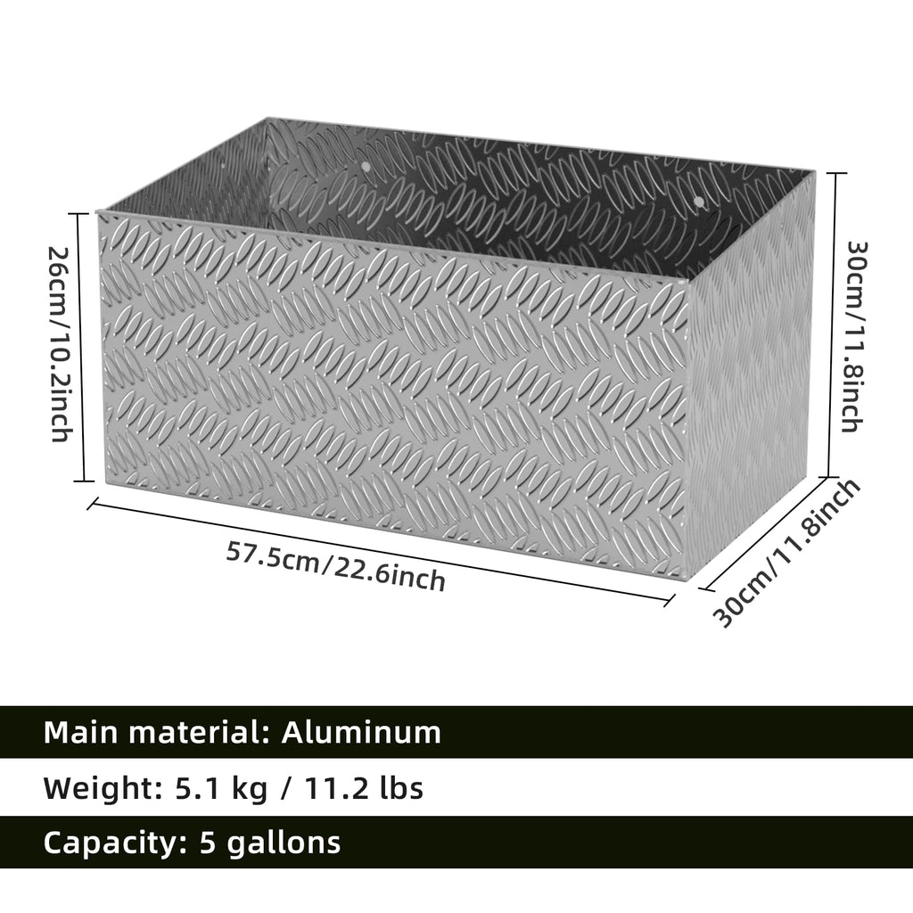 Aluminum Dual Gas Can Holder for 2 Five Gallon Jugs A1287