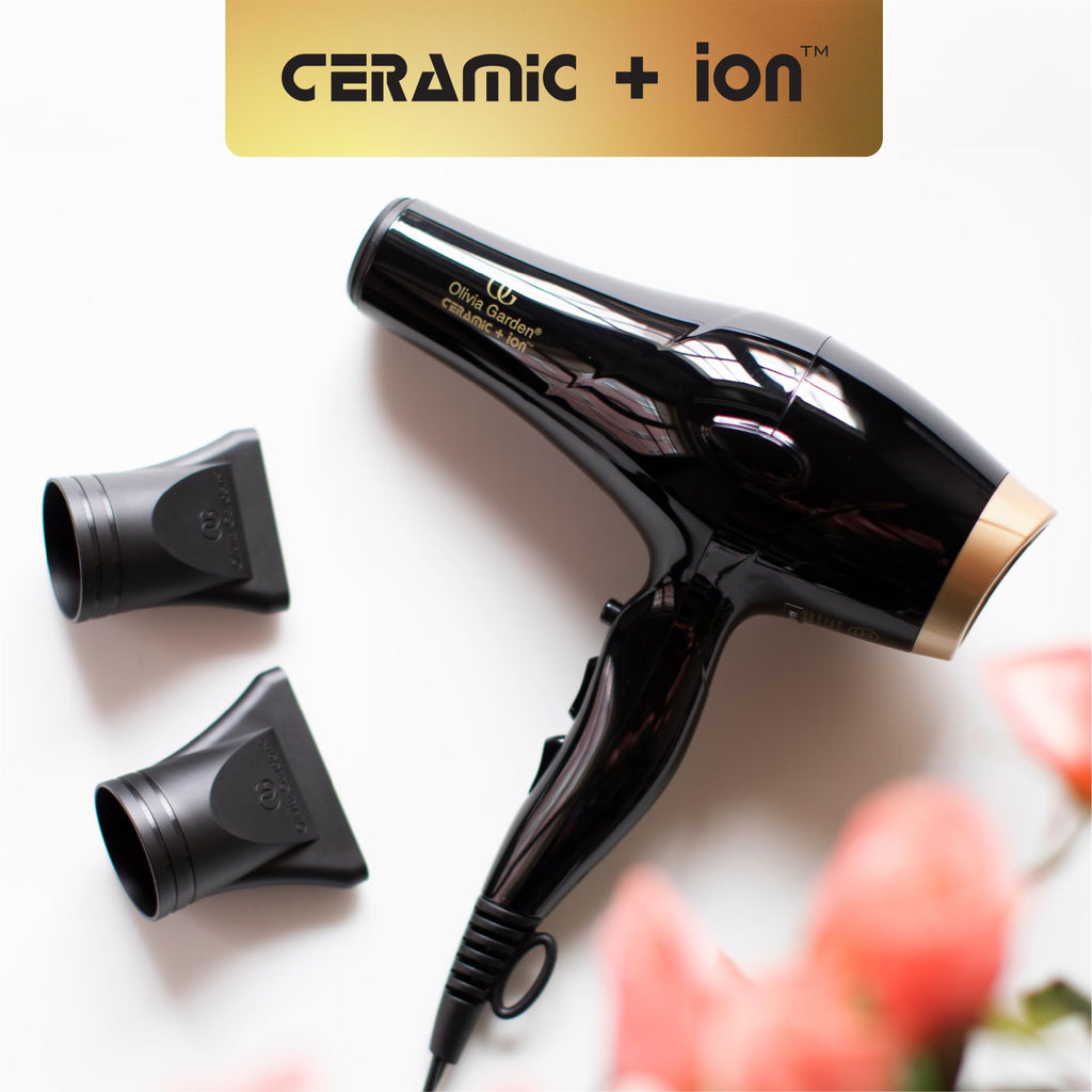 1875W Ceramic Ion Hair Dryer with 2 Nozzles E266485
