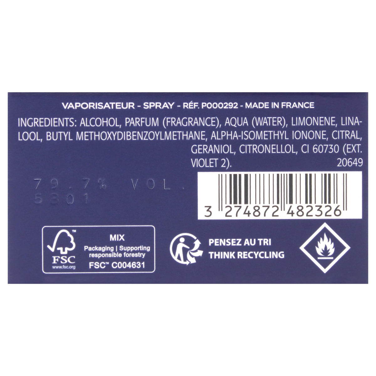 Eau De Toilette Spray 3.3 Ounces J87803