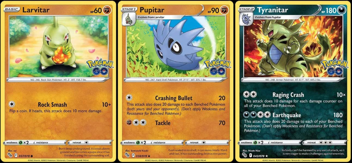 Pokemon Go Foil Evolution Card Lot N15459