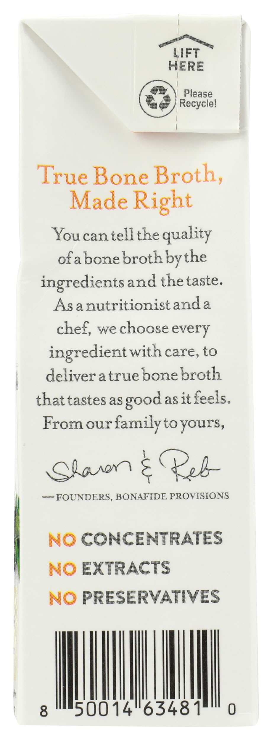 Chicken Bone Broth No Salt Added Organic 16.9 Ounce E732