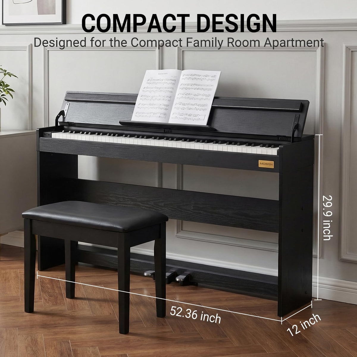 88 Key Fully Weighted Digital Piano J850094