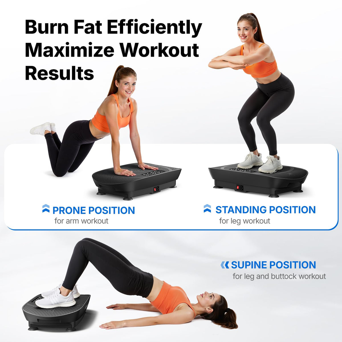 Curved Vibration Plate Exercise Machine G9079