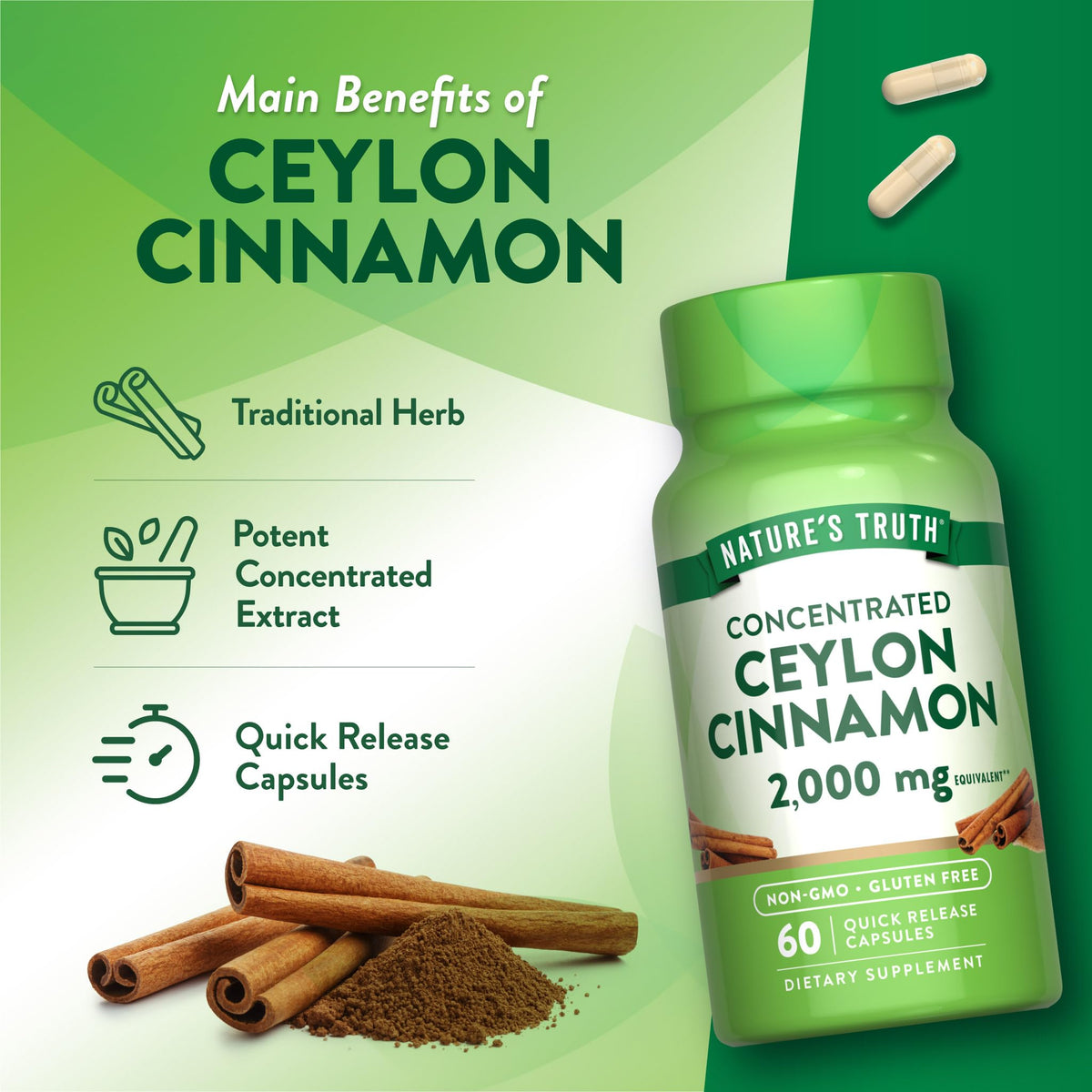 Ceylon Cinnamon Capsules M909927