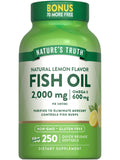 Fish Oil 2000 mg 600 mg Omega 3 250 Softgels V5487