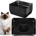 Black Disposable Litter Box for Cats P3531